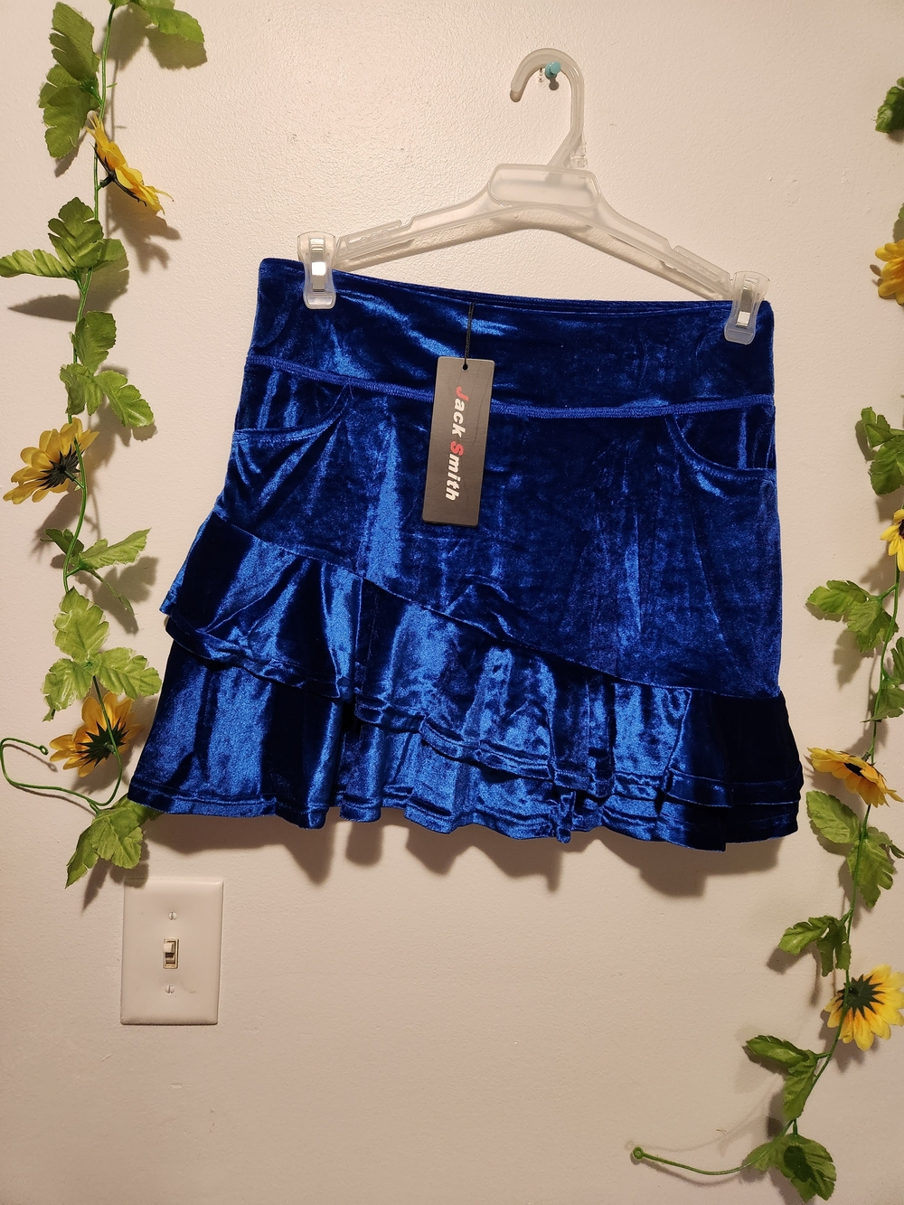 Nwt Jack Smith Large Velvet skort
